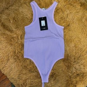 Lilac thong bodysuit